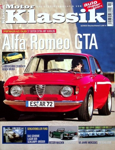 Deckblatt Motor Klassik (03/2003)